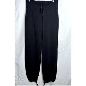 Lululemon Athletica Womens Size 6 Black Drawstring Cinchable Ankle Jogger Pants